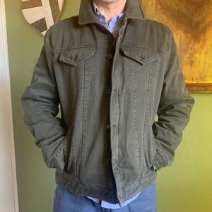 Vintage Levi’s Green Denim Trucker Jacket